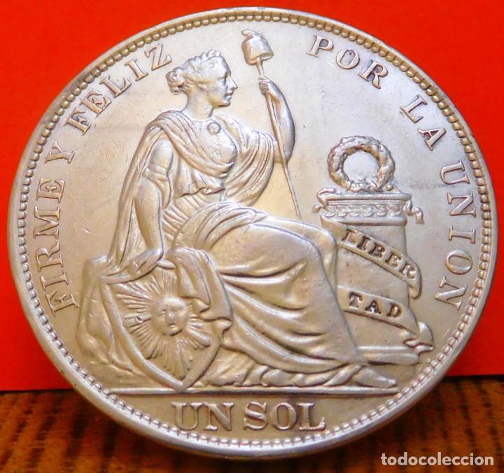 Monedas antiguas de Am&eacute;rica: PERU, SOL, 1916. PLATA. SC. (1763) - Foto 1