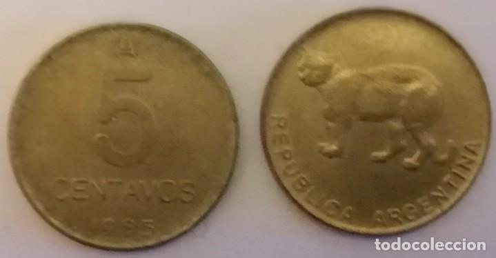 Monedas antiguas de Am&eacute;rica: monedas Argentina 5 centavos - Foto 1