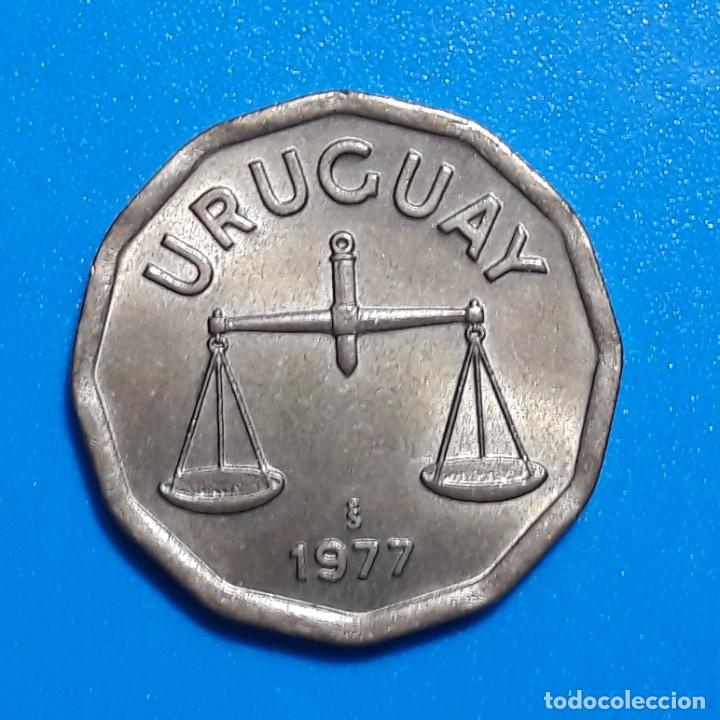 Monedas antiguas de Am&eacute;rica: URUGUAY 1977 50 CENTESIMOS SC - Foto 1
