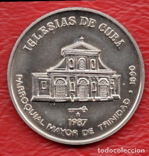 Monedas antiguas de Am&eacute;rica: CUBA - 1 PESO 1987 - PARROQUIAL MAYOR DE TRINIDAD