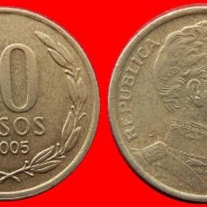 Monedas antiguas de América: 10 PESOS 2005 CHILE-73643. Lote 334338278