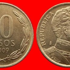 Monedas antiguas de América: 10 PESOS 2009 CHILE-73647. Lote 334341318