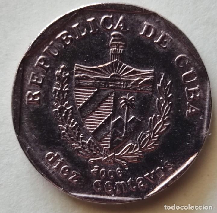 Monedas antiguas de Am&eacute;rica: Cuba-10 centavos convertible - Foto 2