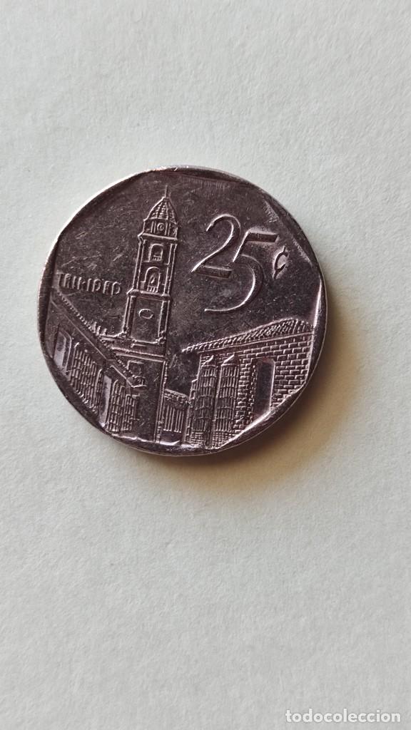 Monedas antiguas de Am&eacute;rica: Cuba-25 centavos convertible. - Foto 1