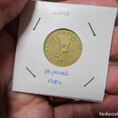 Monedas antiguas de América: MONEDA DE CHILE DE 5 PESOS DE 1984. Lote 334758918