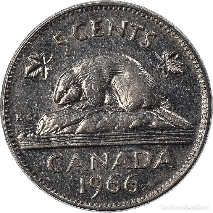 Monedas antiguas de Am&eacute;rica: [#978386] Moneda, Canad&aacute;, 5 Cents, 1966 - Foto 2