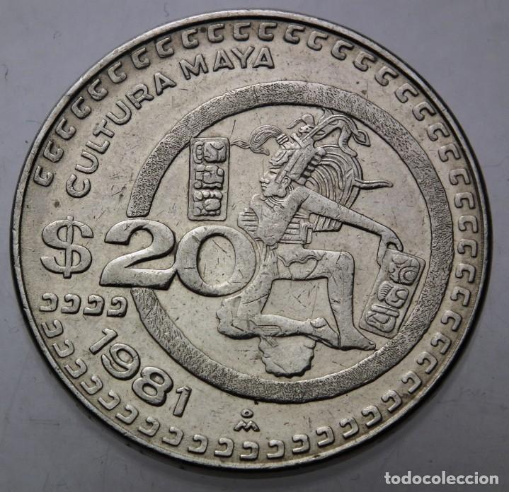 Monedas antiguas de Am&eacute;rica: MONEDA DE M&Eacute;XICO 20 PESOS - 1981 - Foto 1