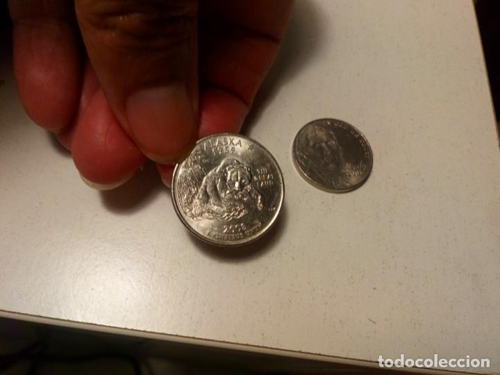 Monedas antiguas de Am&eacute;rica: Monedas Usa, oso Alaska 1959/2008 y 2006