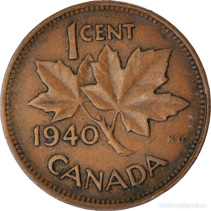 Monedas antiguas de Am&eacute;rica: [#977688] Moneda, Canad&aacute;, Cent, 1940 - Foto 2