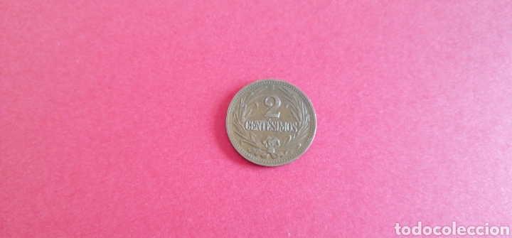 Monedas antiguas de Am&eacute;rica: 2 centesimos de Uruguay 1949 - Foto 2