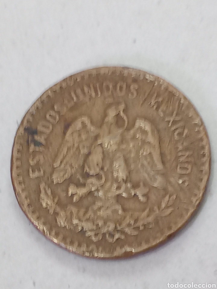 Monedas antiguas de Am&eacute;rica: 5 centavo 1925 mexico - Foto 3
