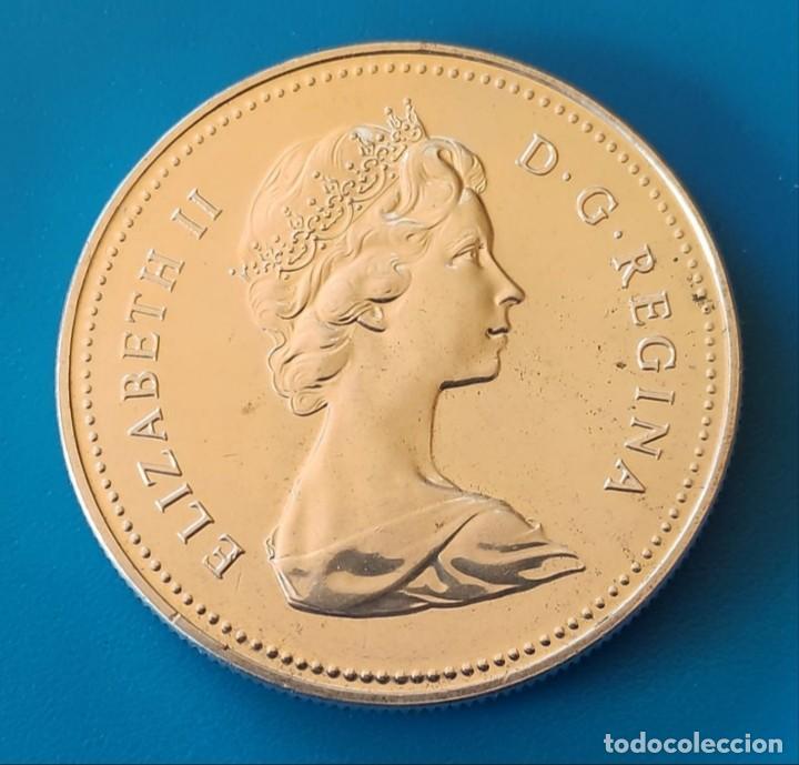 Monedas antiguas de Am&eacute;rica: D&oacute;lar de plata Canad&aacute; sin circular - Foto 2