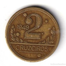 Monedas antiguas de América: BRASIL 2 CRUZEIROS 1949. Lote 338272883