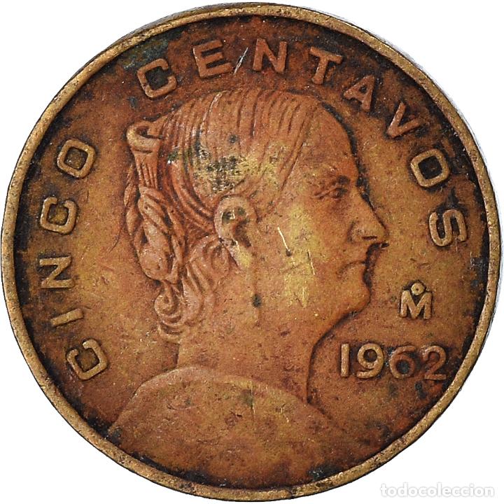 Monedas antiguas de Am&eacute;rica: [#945306] Moneda, M&eacute;xico, 5 Centavos, 1962 - Foto 2
