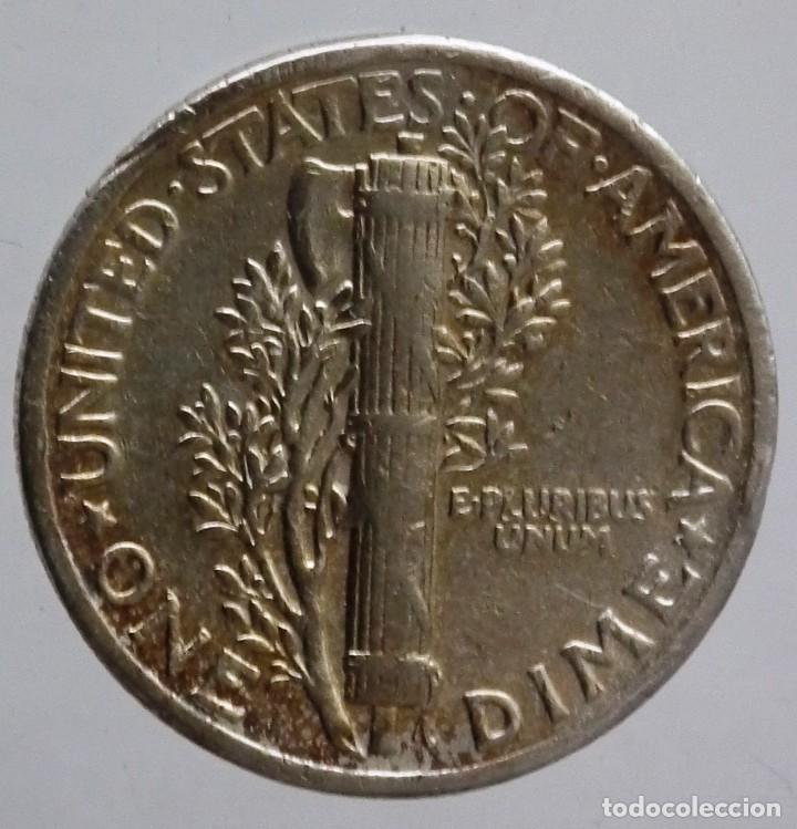 Monedas antiguas de Am&eacute;rica: MONEDA DE EE.UU - ONE DIME 1941. PLATA - Foto 2