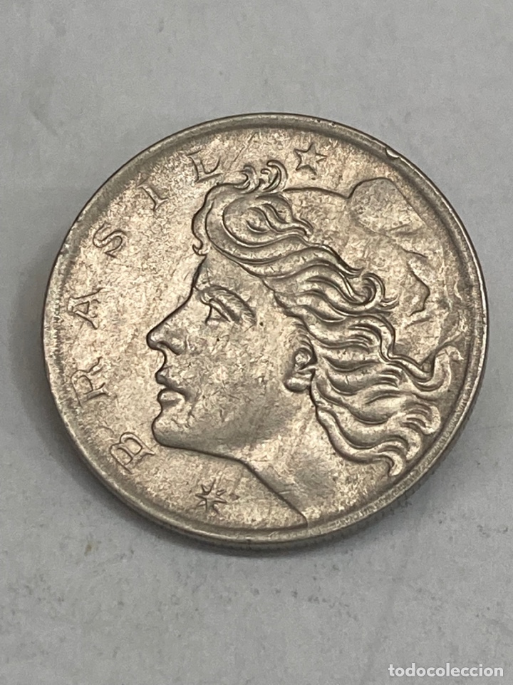 Monedas antiguas de Am&eacute;rica: Moneda de Brasil 50 centavos 1970 - Foto 1