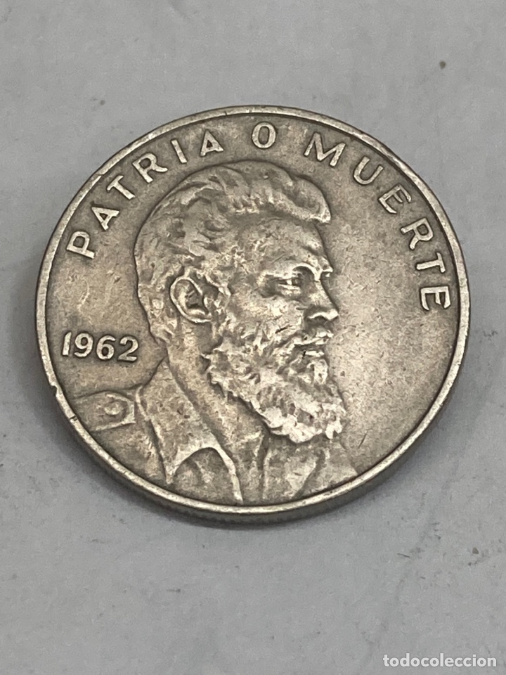 Monedas antiguas de Am&eacute;rica: Moneda de Cuba cuarenta centavos - Foto 2