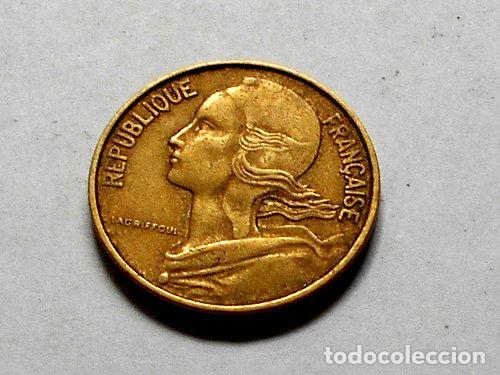 Monedas antiguas de Am&eacute;rica: moneda de francia 10 centimos - Foto 1