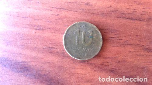 Monedas antiguas de Am&eacute;rica: moneda de argentina 10 centavos de austral - Foto 1
