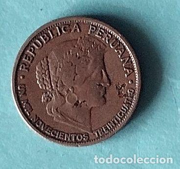 Monedas antiguas de Am&eacute;rica: moneda de peru de 5 centavos ano 1934 - Foto 1