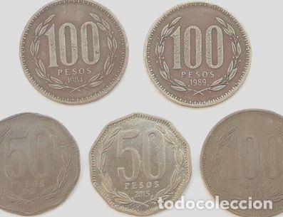Monedas antiguas de Am&eacute;rica: gran lote de cobres de chile - Foto 1