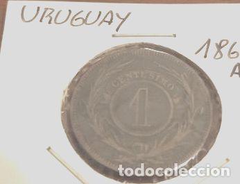 Monedas antiguas de Am&eacute;rica: moneda uruguay - Foto 1