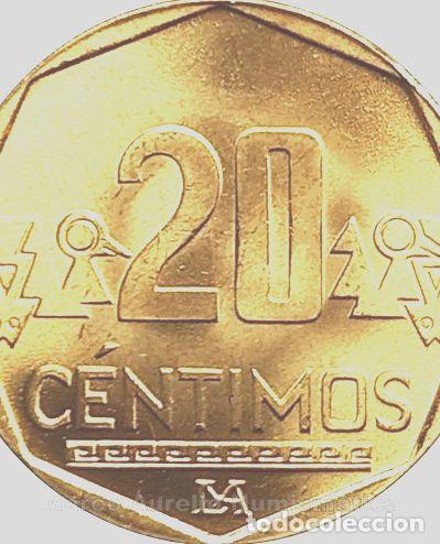 Monedas antiguas de Am&eacute;rica: peru moneda de 20 centimos del ano 2022 sin circular - Foto 1