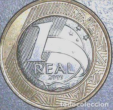 Monedas antiguas de Am&eacute;rica: brasil moneda 1 real 2009 km 652 - Foto 1