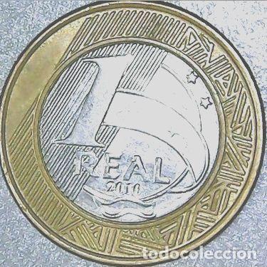 Monedas antiguas de Am&eacute;rica: brasil moneda 1 real 2010 km 652 - Foto 1