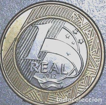 Monedas antiguas de Am&eacute;rica: brasil moneda 1 real 2012 km 652 - Foto 1