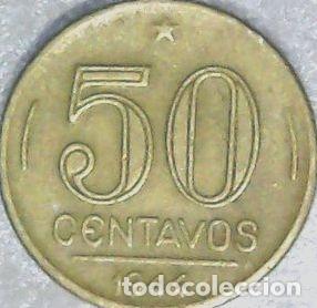 Monedas antiguas de Am&eacute;rica: brasil moneda 50 centavos 1944 km 557a - Foto 1