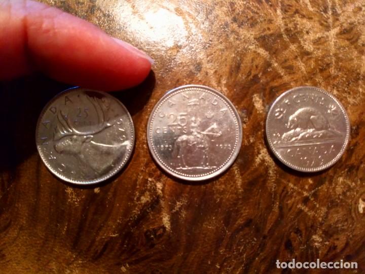 Monedas antiguas de Am&eacute;rica: Moneda Canad&aacute; a&ntilde;os 70 - Foto 1