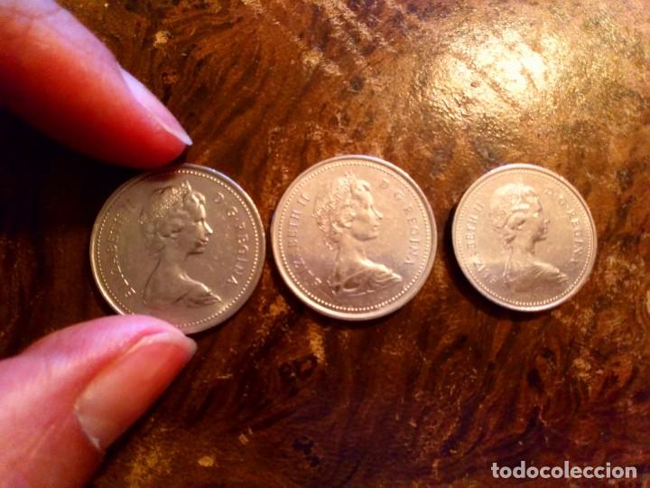 Monedas antiguas de Am&eacute;rica: Moneda Canad&aacute; a&ntilde;os 70 - Foto 2