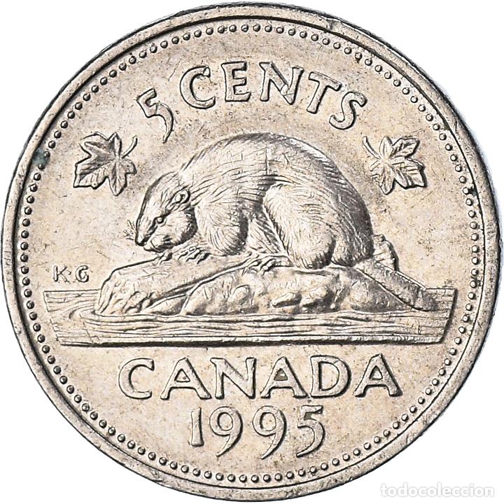 Monedas antiguas de Am&eacute;rica: [#945005] Moneda, Canad&aacute;, 5 Cents, 1995 - Foto 2