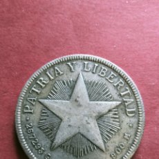 Monedas antiguas de América: PESO DE PLATA REPÚBLICA DE CUBA , BUENA CONSERVACION. Lote 341745993