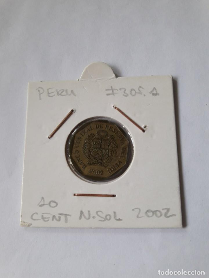 Monedas antiguas de Am&eacute;rica: PER&Uacute; 10 CENTIMOS 2002 KM#305.1 - Foto 1