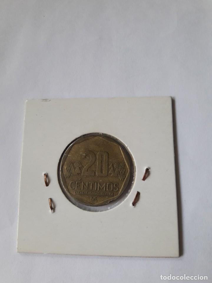 Monedas antiguas de Am&eacute;rica: PER&Uacute; 20 CENTIMOS 2007 KM#306.1 - Foto 2
