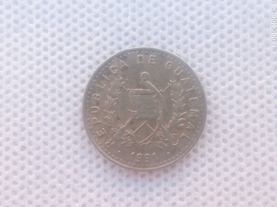 Monedas antiguas de Am&eacute;rica: Guatemala moneda 10 centavos 1991 - Foto 1