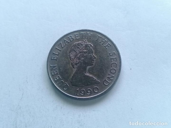Monedas antiguas de Am&eacute;rica: MONEDA TWO PENCE 1990, JERSEY - Foto 1