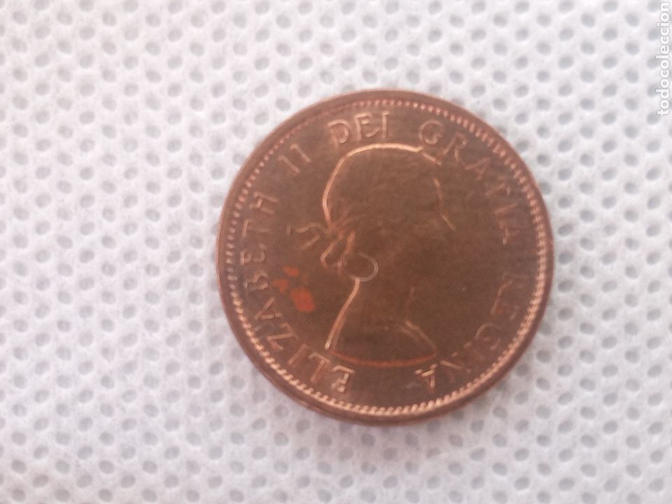 Monedas antiguas de Am&eacute;rica: Canad&aacute; moneda 1 centavo 1964 - Foto 1