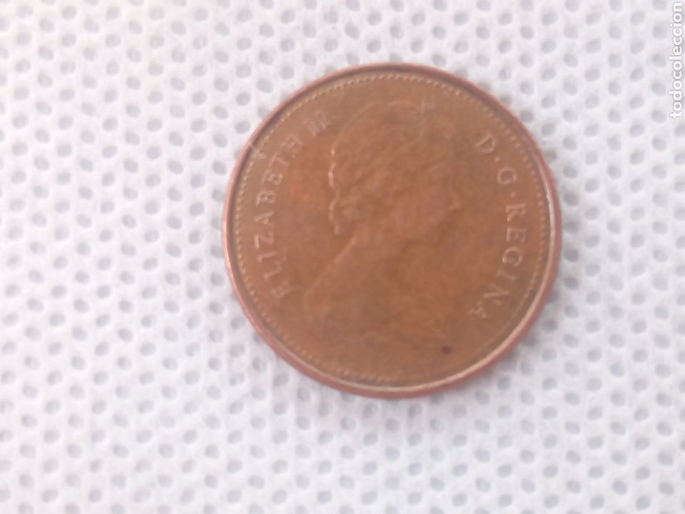 Monedas antiguas de Am&eacute;rica: Canad&aacute; moneda 1 centavo 1980 - Foto 1