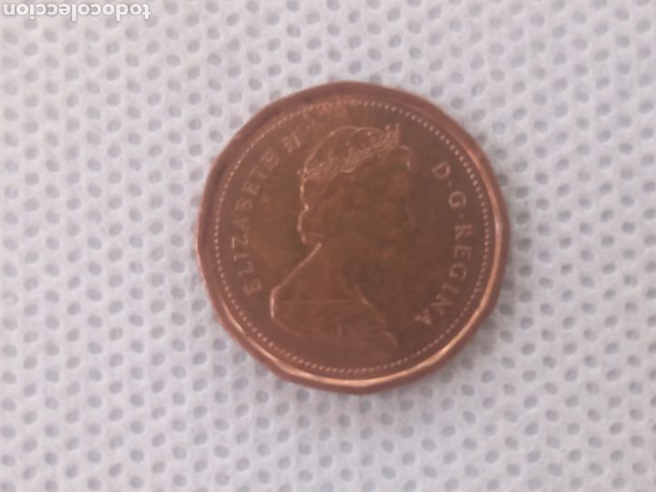 Monedas antiguas de Am&eacute;rica: Canad&aacute; moneda 1 centavo 1987 - Foto 1