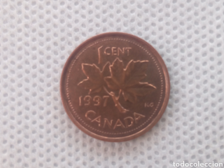 Monedas antiguas de Am&eacute;rica: Canad&aacute; moneda 1 centavo 1997 - Foto 2