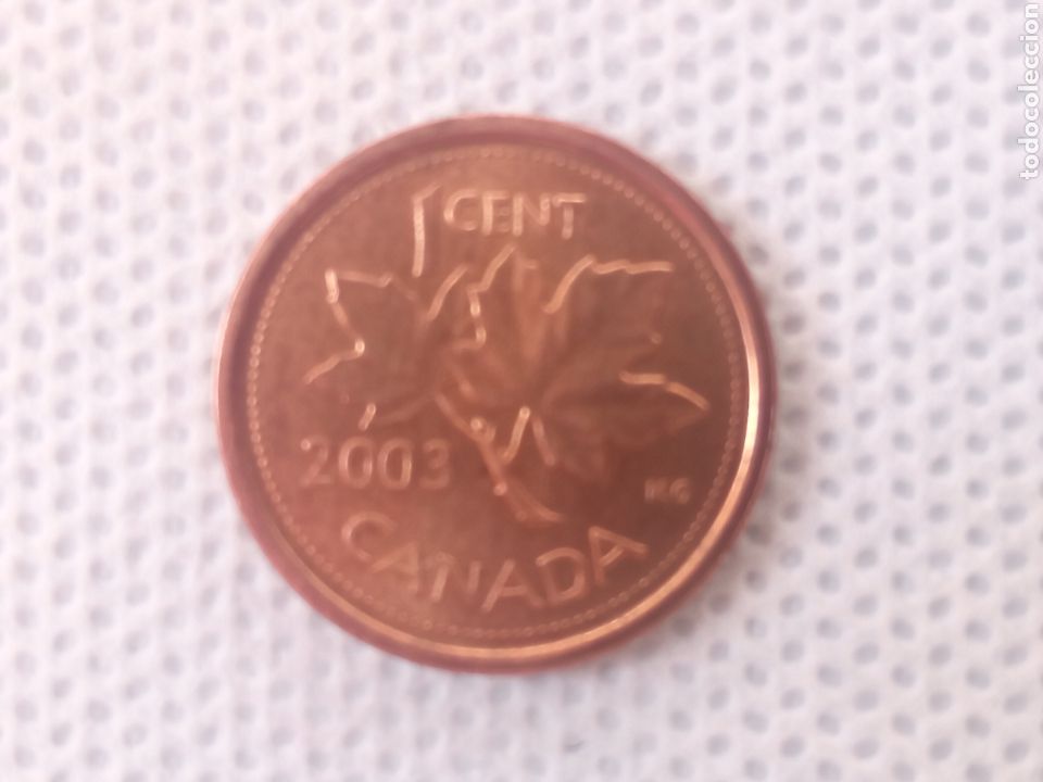 Monedas antiguas de Am&eacute;rica: Canad&aacute; moneda 1 centavo 2003 - Foto 2