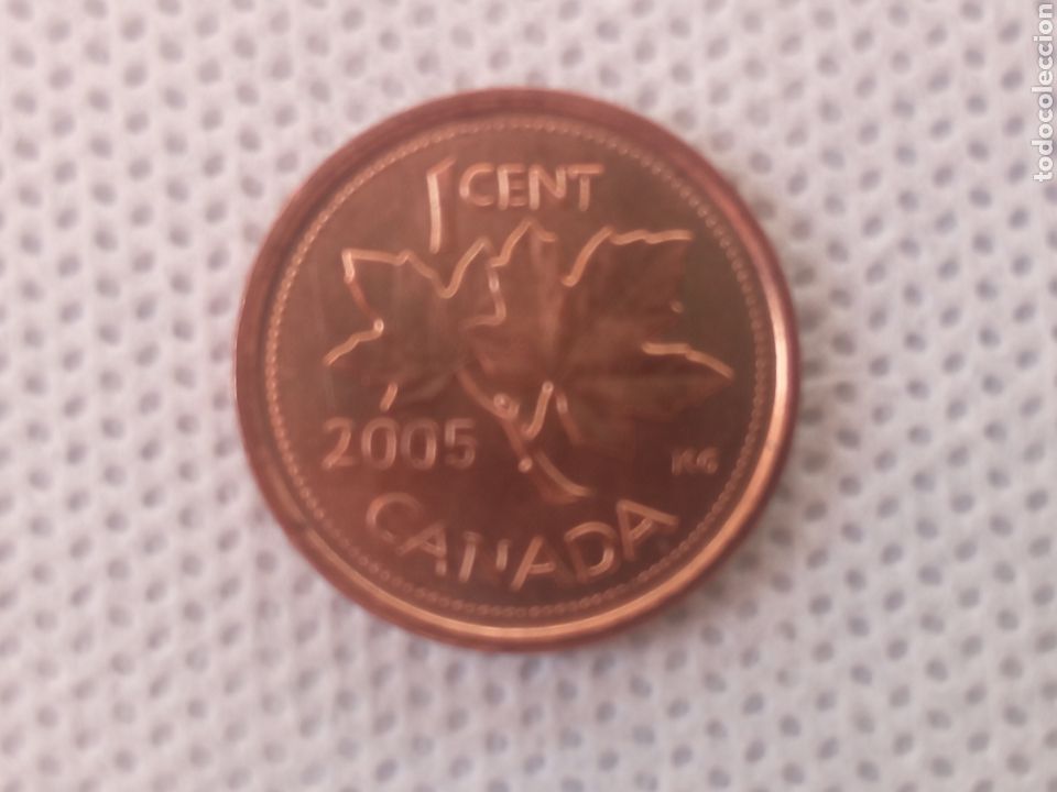 Monedas antiguas de Am&eacute;rica: Canad&aacute; moneda 1 centavo 2005 - Foto 2