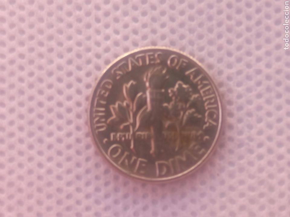 Monedas antiguas de Am&eacute;rica: EEUU moneda 1 dime 1983 ceca D - Foto 2