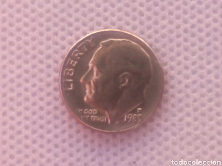 Monedas antiguas de Am&eacute;rica: EEUU moneda 1 dime 1983 ceca D - Foto 1