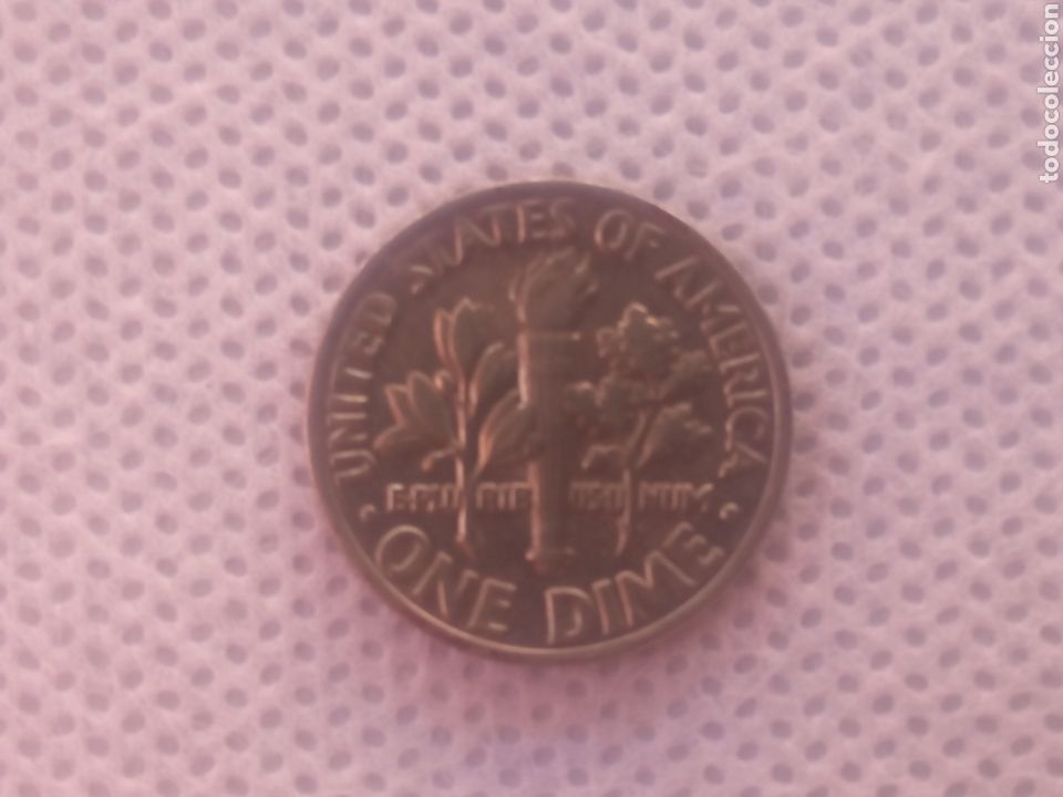 Monedas antiguas de Am&eacute;rica: EEUU moneda 1 dime 1984 ceca P - Foto 2