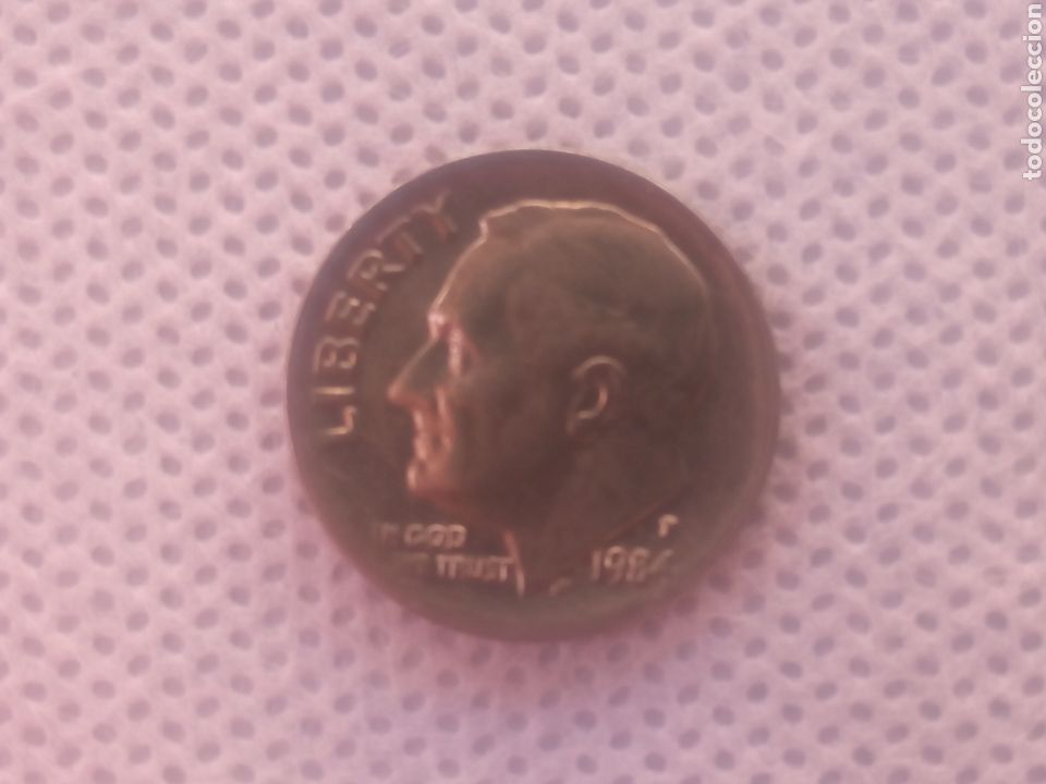 Monedas antiguas de Am&eacute;rica: EEUU moneda 1 dime 1984 ceca P - Foto 1