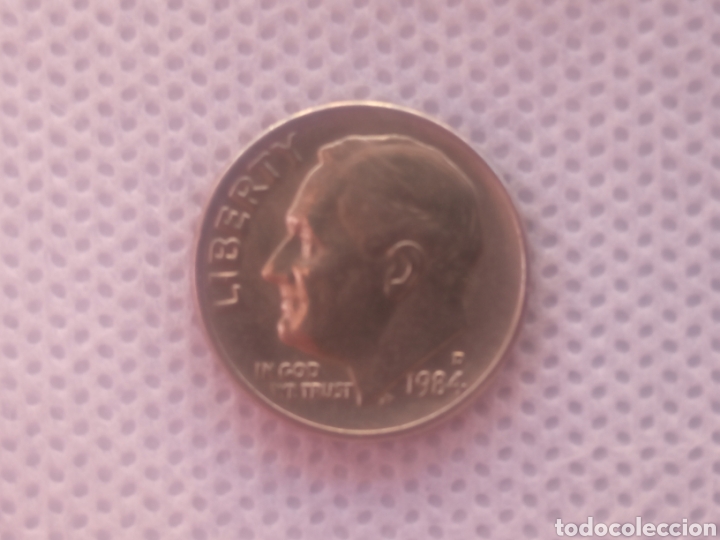 Monedas antiguas de Am&eacute;rica: EEUU moneda 1 dime 1984 ceca D - Foto 1